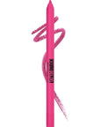 MAYBELLINE New York Tattoo Studio Long-Lasting Sharpenable Eyeliner Pencil, Glide on Smooth Gel Pigments with 36 Hour Wear, Waterproof Ultra Pink 0.04 oz
