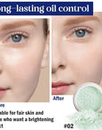 Oil Control Setting powder, Sebum Drying Powder, Waterproof, (02, 1)