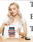 Book lovers gifts makeup bag