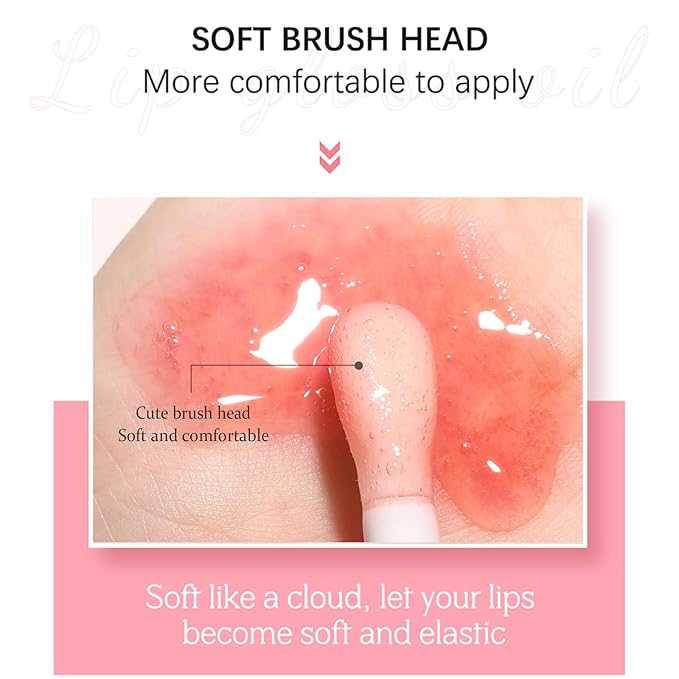 3 Color Tinted Plumping Lip Oil Gloss Set, Ultra Hydrating & Nourishing Lip Care, Smooth Glossy Shiny Transparent Plumping Lip Glow Oil (SET B)