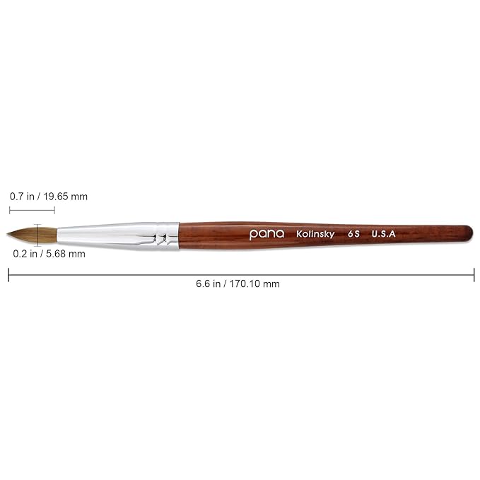 Pana usa acrylic nail brush100%