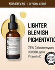 SOME BY MI Galactomyces Pure Vitamin C Glow Serum - 1.01Oz, 30ml - Korean Vitamin C Face Serum for Glow Glass Skin - Dark Spot Correcting Ampule with Brightening and Elasticity Care - Korean Skin Care