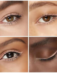 Kaely 2Pcs Bright Nude Gel Eyeliner for Waterline, Natural Cream Eye Liner Waterproof Smudge Proof, Matte Pencil Eyeliner Eyeshadow Stick, Brighten Eye Makeup, Vegan & Cruelty-Free
