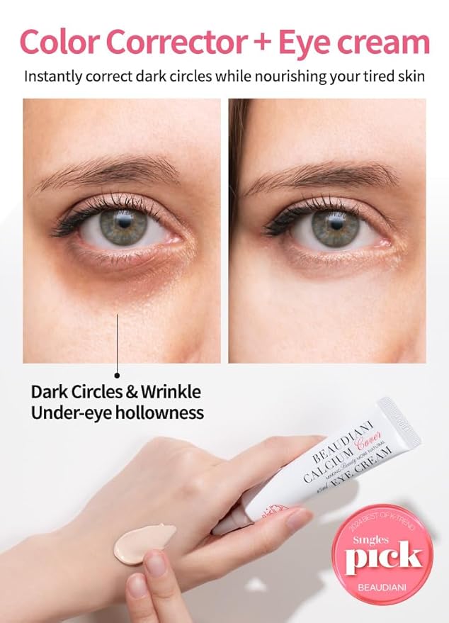 Korean Glow Eye Cream 15ml - Dark Circle & Wrinkle Cover