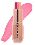 Winky Lux Strawberry Rose Tri-Color Tinted Lip Balm – Hydrating Lip Balm, Sheer Pink Tint, Lip Care with Jojoba Oil & Vitamin E, Moisturizes & Softens Dry Lips, Buttery Soft with Strawberry Rose Scent