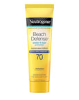 Neutrogena Beach Defense Water Resistant Sunscreen Body Lotion with Broad Spectrum SPF 70, Oil-Free, PABA-Free & Fast-Absorbing, Oxybenzone-Free, Travel Size, 1 oz, 48 Pack