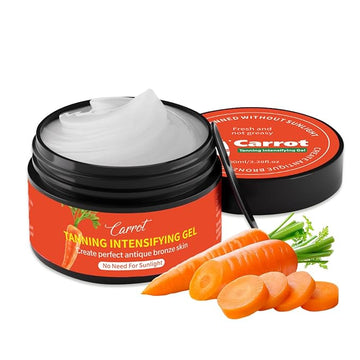 Self Tanning Gel for Face and Body – Sunless Bronzing Cream, Tan Accelerator, Natural-Looking Deep Tan Without Sun | Fast-Drying, No Orange, No Streaks | Vegan & Paraben-Free