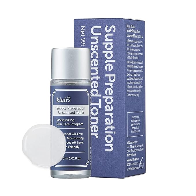 [DearKlairs] Fundamental Ampule Mist + Unscented Toner Set, Korean Skincare Routine