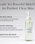 ARENCIA Pore Melt Mochi Makeup-Removing Cleansing Oil, Non-Comedogenic, Rice Amino Acids HD, Vitamin E, Cica, & Ceramide, 6.76 fl oz