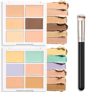 evpct 12 Color Conceal Correct Cream Contour Makeup Covers redness