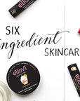 Ellovi Natural Lip Butter Lip Balm - Creamsicle - Pure Enough to Eat - Made With Just 6 Vegan Ingredients - 100% Natural & Organic Moisturizing Lip Care for All Day Hydration (4-Pack)