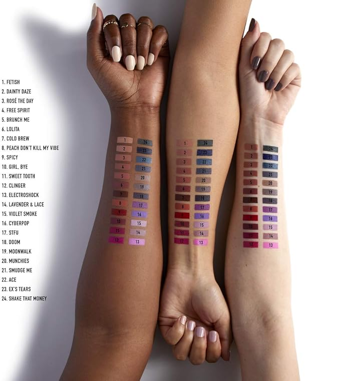 NYX PROFESSIONAL MAKEUP Suede Matte Lipstick, Vegan Formula - Stfu (Magenta)