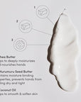 OUAI Hand Cream - Thick, Creamy Balm with Coconut Oil, Murumuru Butter and Shea Butter - Hydrating Moisturizer for Soft Hands - Use Daily to Deeply Nourish Skin (3 Oz)