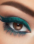 Maydear Dark Green Waterproof Long Lasting Smudgeproof Mascara for Women's Eye Makeup