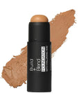 Palladio BUILD & BLEND Foundation Stick, Medium Coverage Buildable Contour Stick for Face, Ultra Blendable Creamy Formula for a Natural Shine Free Finish, (Warm Caramel)