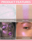 evpct Mermaid Pink Highlighter Makeup Liquid Blue Purple Palette Stick