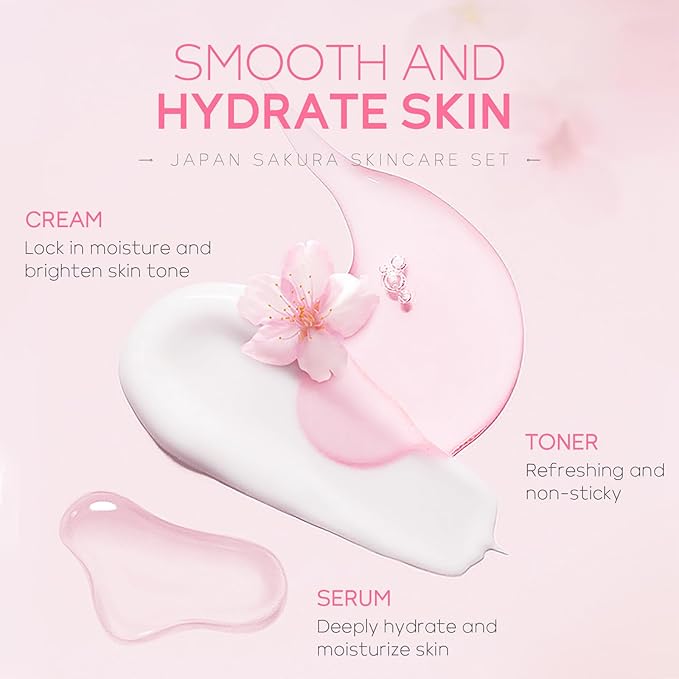 Skin Care Set JAPAN SAKURA Women