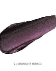Oulac Metallic Black Lipstick for Women, High-Impact Lipcolor with Moisturizing Creamy Formula, Vegan & Cruelty-Free, Full-Coverage Matte Lipstick, Midnight Mirage (21)