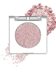 Monochrome Pressed Eyeshadow, Waterproof Neutral Powde Mini Shimmer Rose Gold Pink Eyeshadow, sombras para ojos, Talc, Paraben & Cruelty Free (H05#Shimmer Rose Gold Pink)