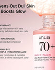 Anua Peach 70 Niacinamide Serum 30ml / brightening hydrating face serum/daily clean beauty (1.01 fl. oz.)
