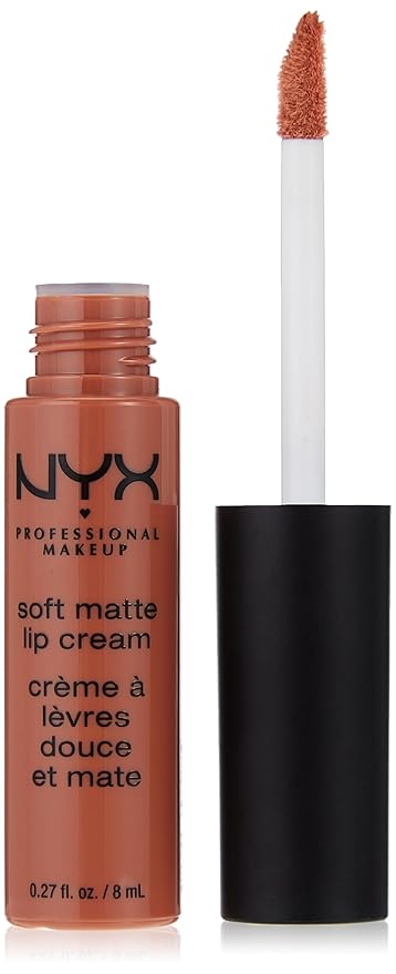 NYX PROFESSIONAL MAKEUP Soft Matte Lip Cream, Lightweight Liquid Lipstick - Abu Dhabi (Deep Rose-Beige)
