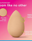 beauty blender Nude Makeup Sponge for a Flawless Natural Look, Perfect with Foundations, Powders & Creams