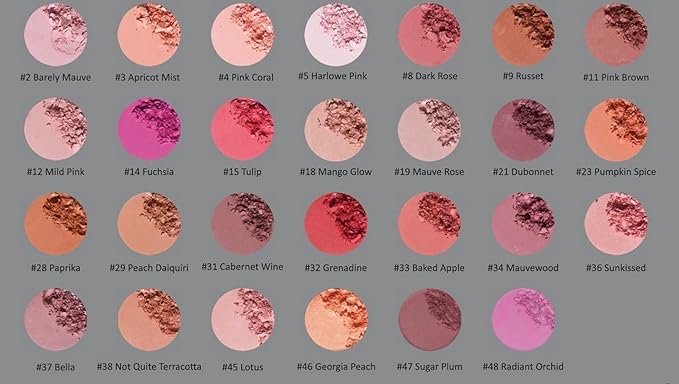 Bella Dark Red Rogue Pink Rouge Rosewood Blush Cruelty Free