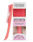 Tangle Teezer Large Ultimate Detangler Hairbrush for Wet & Dry Hair, Eliminates Knots & Reduces Breakage for Long, Thick, & Curly Hair Types, Coral Pink