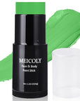 MEICOLY Lime Green Face Body Paint Stick,Elphaba Green Face Paint,Body Paint for Halloween SFX Cosplay Witch Makeup for Kids and Adults,Hunting Camo Paint,St Patricks Day Accessories