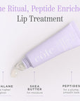 Côte Beauty’s The Ritual Lip Moisturizer for Women with Peptides, Shea Butter & Cocoa Butter for Soft & Supple Lips, Softens, and Soothes, Vegan & Cruelty-Free, 0.33 Fl Oz