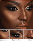 Kaely 2Pcs Cream Bronzer Highlighter Stick,Face Shaping Contouring Shades Makeup,06+07