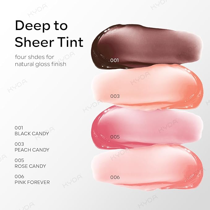 KYDA Honey Lipstick Tinted Lip Balm, Sheer Hydrating Honey Lipstick, with a Hint of Natural Sheer Tint, Moisturizing Lips Color, Nourishing Lip Balm