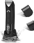 Manscape Ball Trimmer for Men,Body& Pubic Hair Trimmer and Groin Hair Shaver, Bikini Trimmer Women,Smooth Shaving, Lightweight with Travel Lock, IPX7 Waterproof Wet/Dry Shaving, LED Display