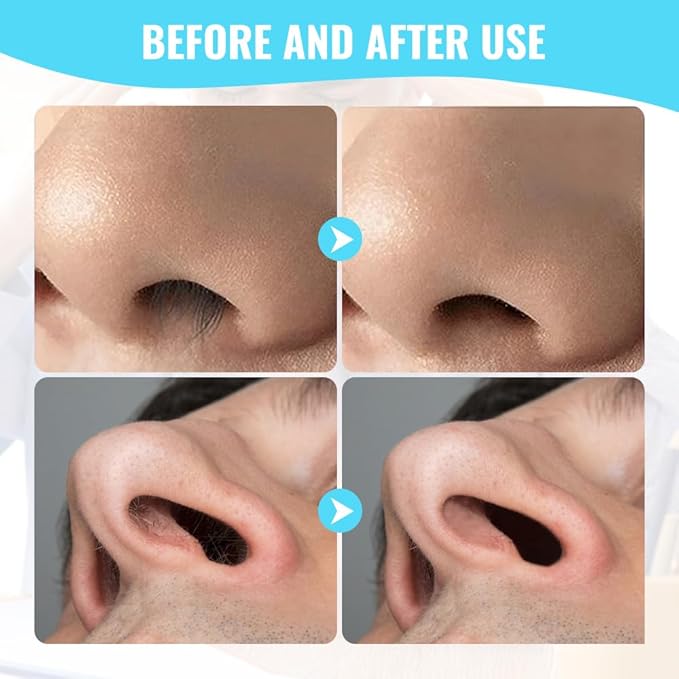 2025 New 2 in 1 Nasal Hair Cutter, Double Sided Nose Hair Knife Nostril Hair Remover Tool, Manual 360° Rotating Nose Hair Trimmer, Mini Noses Hair Remover Tool for Women and Men (Pink, 6 Pcs)