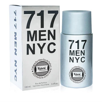 Hybrid & Company 717 Men Nyc Toilette Masculine Scent Natural Sprayt, 3.4 Fl Oz