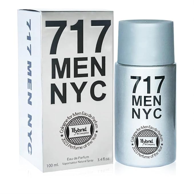 Hybrid & Company 717 Men Nyc Toilette Masculine Scent Natural Sprayt, 3.4 Fl Oz