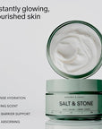 Salt & Stone Body Cream – Bergamot & Hinoki | Hydrating Formula with Seaweed Extracts, Spirulina & Squalane | Deep Hydration, Skin Barrier Repair & Healthy Glow | for all Skin Types (6.7 fl oz)