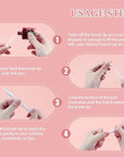 100PCS Empty Cuticle Oil Pen Transparent Twist Pens Lip 3ml