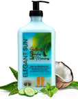 Saltwater Beaches Tan Extender, After Sun Lotion or Tanning Bed Moisturizer, Aloe Vera Base, Hypoallergenic, Sensitive Skin Care Lotion for Men or Women, Unisex Fresh Scent, Elegant Sun
