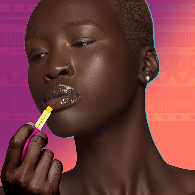 Juvia's Place The Nubian Nourishing Lip Balm | Mango – Moisturizing Lip Chap, Long-Lasting Hydration with Baobab, Manketti, Sunflower and Jojoba Oils, Vegan & Cruelty-Free - 0.6oz