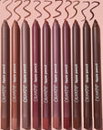 Colourpop "Truth or Bare" Lippie Pencil Vault - Set of 10 Iconic Nude Lip Liners New in Box