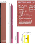 evpct 3Pcs Rose Maroon Plum Red Matte Long Lasting Wear Lip Liner Pencils Makeup Set for Shaping & Sculpting Lips, No Transfer Waterproof Pigmented Lip Liner Crayon lipliners Lipstick Pencil 11+20+23