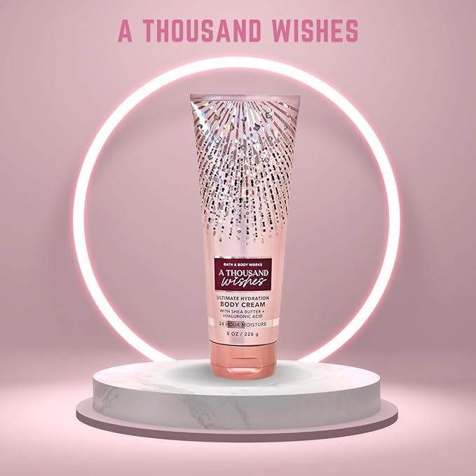Bath & Body Works A Thousand Wishes Ultimate Hydration Body Cream, 8 Ounce