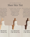 Summer Fridays Sheer Skin Tint - Skin Tint with Hyaluronic Acid - Helps Diminish Uneven Skin Tone - Sheer to Light Coverage - Shade 2 - Light with Cool Undertones (1 Fl Oz)