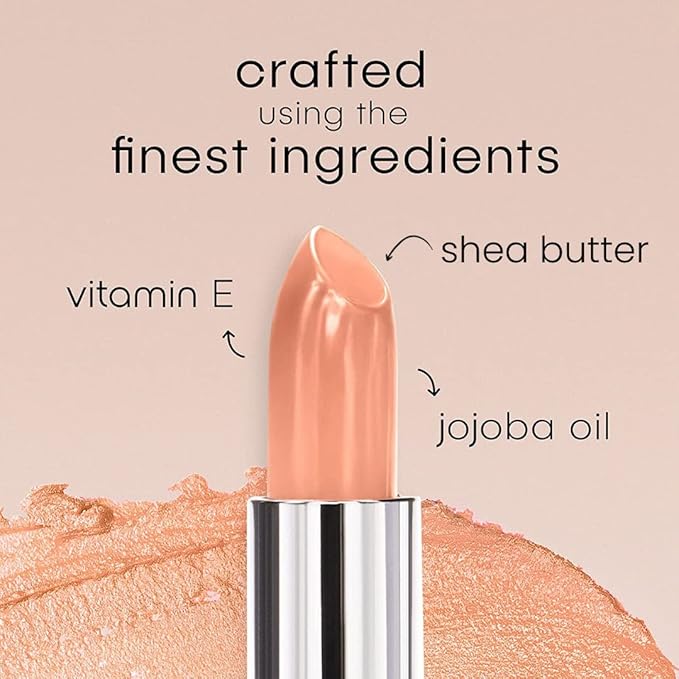 nude envie - Lipstick - Creamy & Long-Lasting Finish - Velvety Texture & Easy Application - Luxury Hydration - With Shea Butter, Vitamin E & Jojoba Oil - Vegan, Paraben-Free & Cruelty-Free - Naked