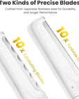 Dermaplaning Tool for Face Exfoliation, with 20 Replaceable Blades, Facial Shaver/Eyebrow Razor, Peach Fuzz Removal Eyebrow Shaper for Women, Easy to Use Dermaplaner Help Exfoliate and Smooth Skin