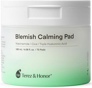 Niacinamide Centella Asiatica Hyaluronic Acid Serum Pad - Korean Brightening, Moisturizer, Deep Hydrating Toner Skincare for Face with Pure Ground Cotton Pad for Routine Facial Care - Made in Korea