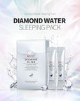 SNP Overnight Diamond Night Cream | Travel Size Individual Packaging | Hydrating and Moisturizing for All Skin Types | Korean Face Skincare | Overnight Travel Facial Skin Care | 20 Pack