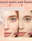 Oil Control Face Pressed Powder, Matte powder setting 1 Pcs)