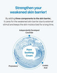 Real Barrier Aqua Soothing Cream 1.7 Fl.Oz. 50ml Hyaluronic Acid Facial Cream| Redness Relief Face Cream for Sensitive Skin | Face Moisturizer for Dry Skin| Calming Chamomile Extract| Korean Skincare
